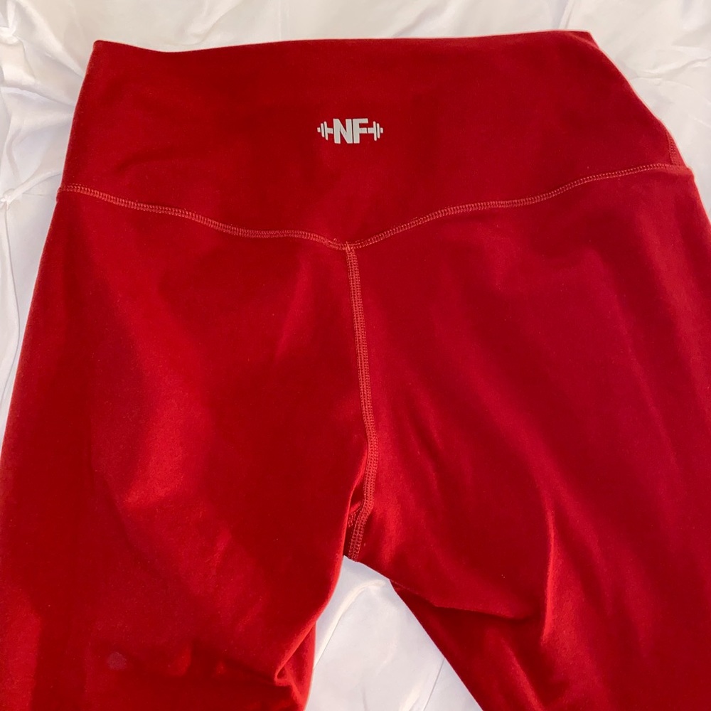 Red nasty fit leggings